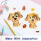 Wrapables Make a Face Stickers, Make Your Own Animal, Food, Dress-Up Stickers, DIY Craft Activities, Party Favors (24 Sheets), At the Farm